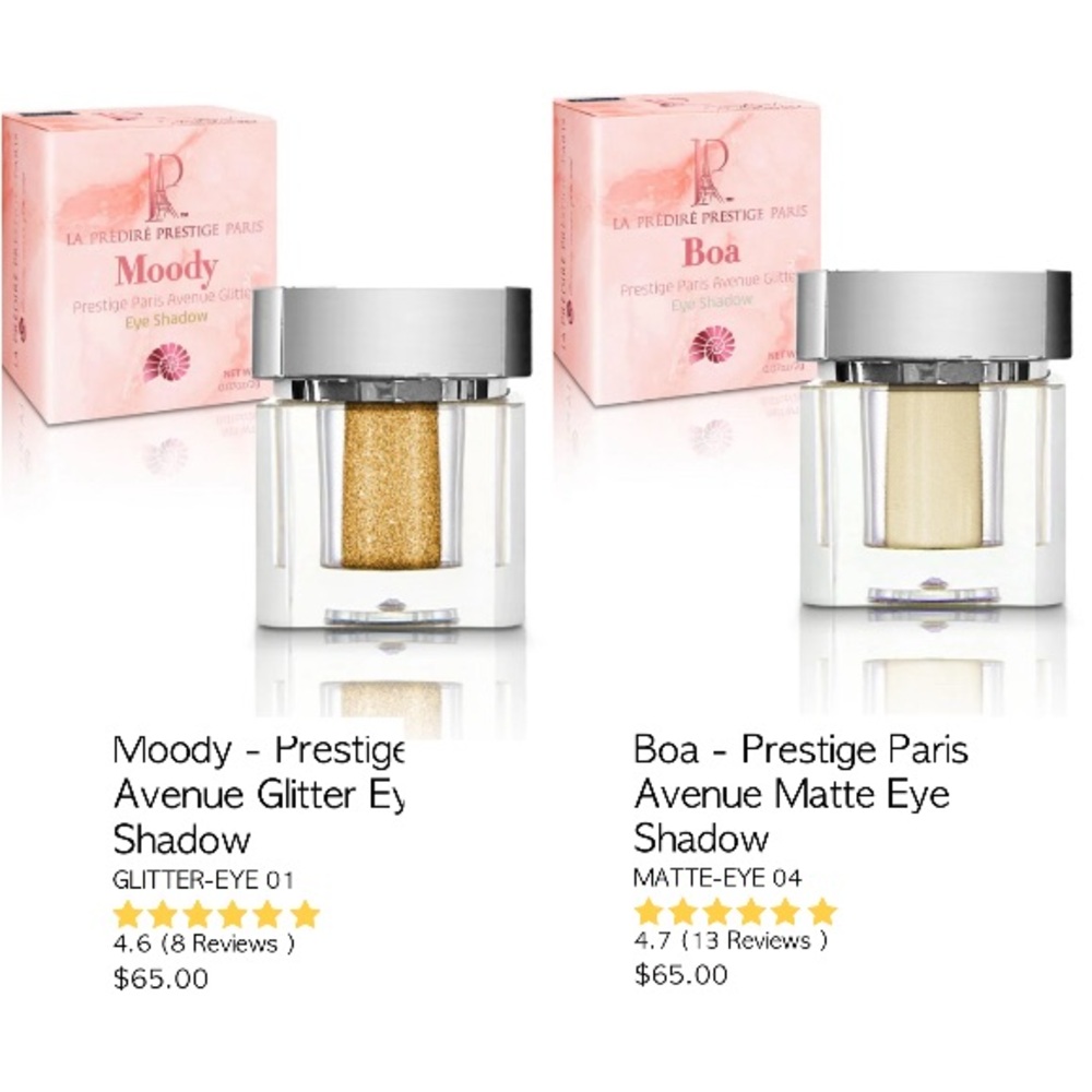 NEW- La Predire Prestige Paris eyeshadow pick color (Moody or Boa)